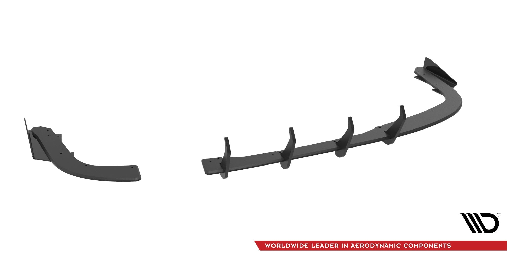 Maxton Design Street Pro Rear Side Splitters + Flaps para BMW 4 Gran Coupe F36 - imagen 5