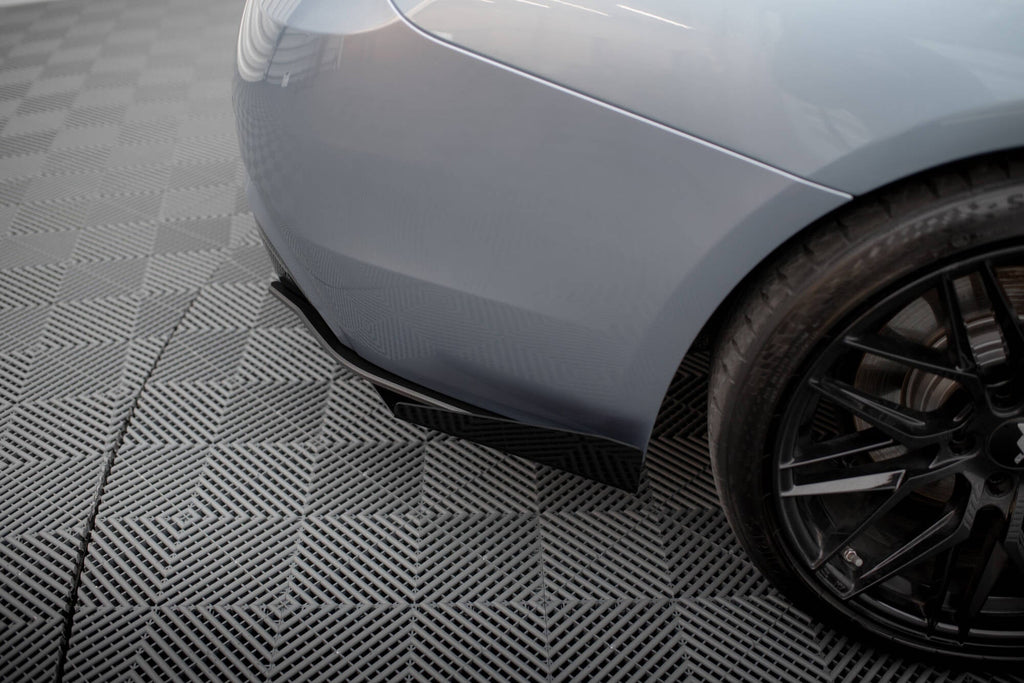 Maxton Design Street Pro Rear Side Splitters + Flaps para BMW 435i Coupe M-Pack F32 - imagen 2