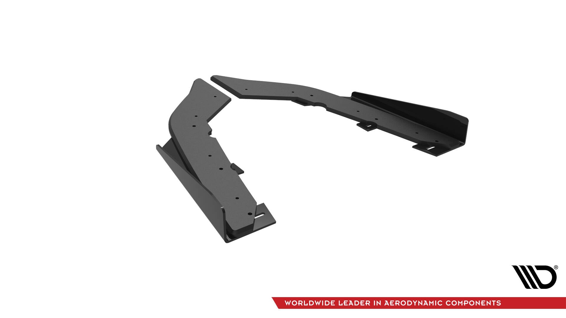 Maxton Design Street Pro Rear Side Splitters + Flaps para BMW 435i Coupe M-Pack F32 - imagen 4