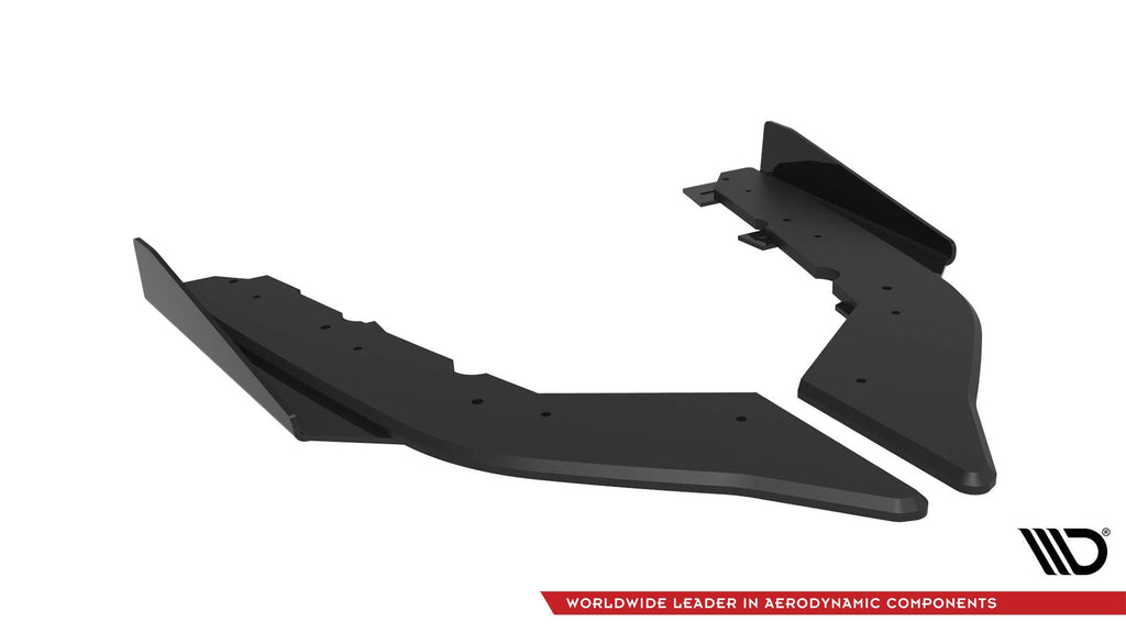 Maxton Design Street Pro Rear Side Splitters + Flaps para BMW 435i Coupe M-Pack F32 - imagen 5