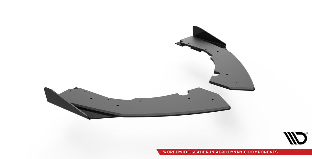 Maxton Design Street Pro Rear Side Splitters + Flaps para BMW M2 F87 - imagen 4