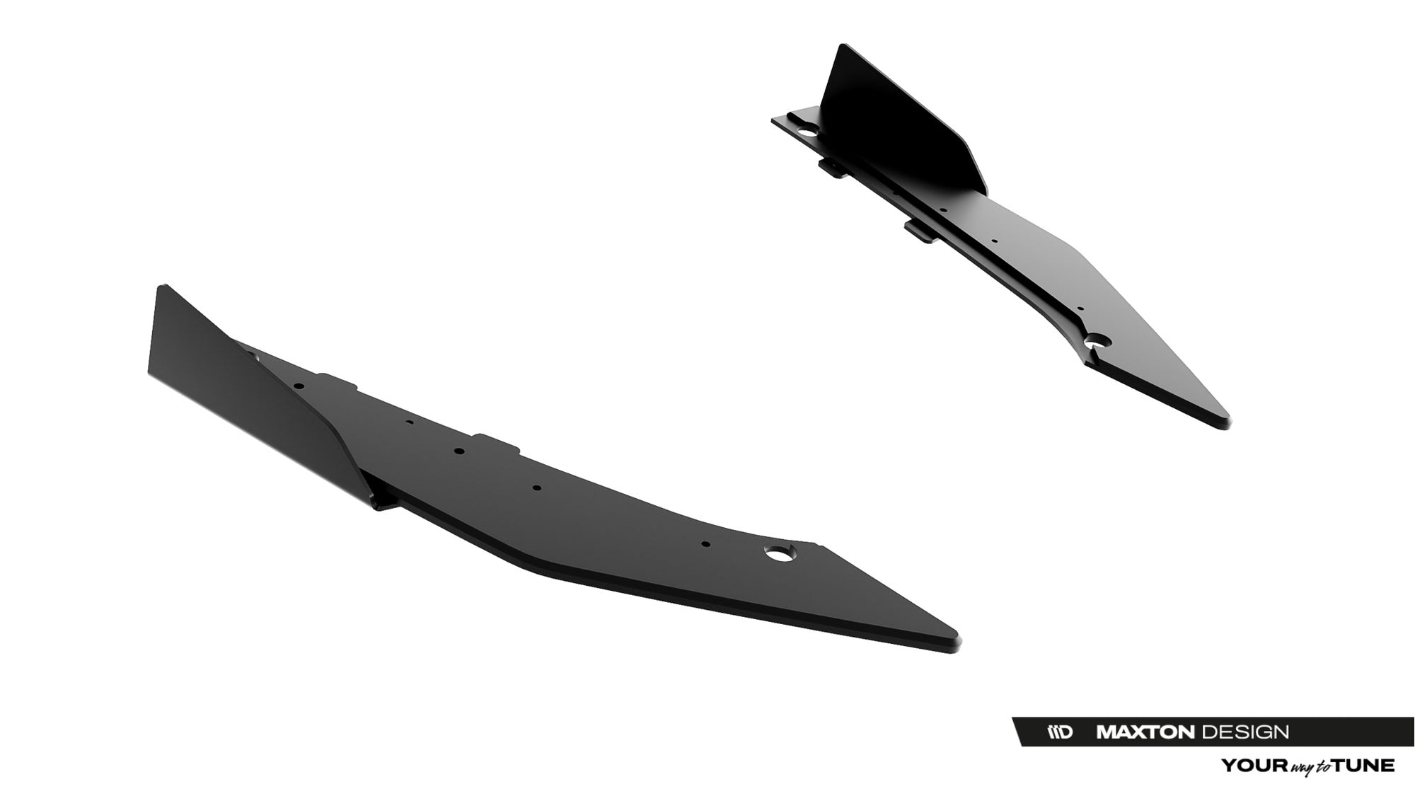 Maxton Design Street Pro Rear Side Splitters + Flaps para Cupra Leon ST Mk1 Facelift - imagen 4