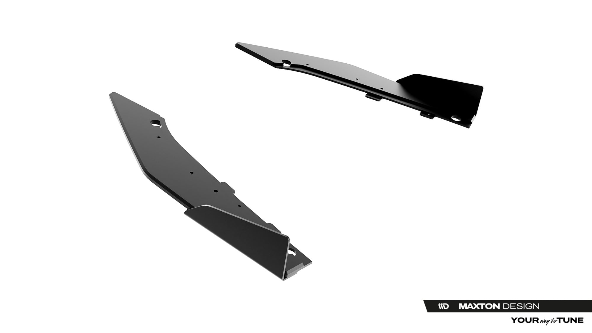 Maxton Design Street Pro Rear Side Splitters + Flaps para Cupra Leon ST Mk1 Facelift - imagen 5