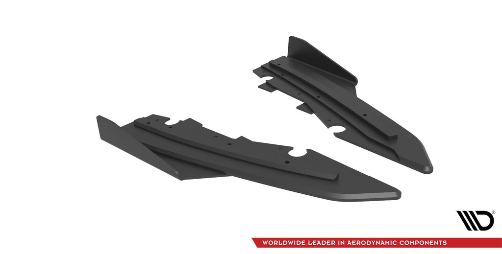 Maxton Design Street Pro Rear Side Splitters + Flaps para Ford Mondeo Sport Mk5 Facelift / Fusion Sport Mk2 Facelift - imagen 4