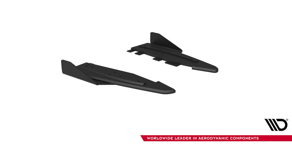 Maxton Design Street Pro Rear Side Splitters + Flaps para Ford Mustang GT Mk6 - imagen 5