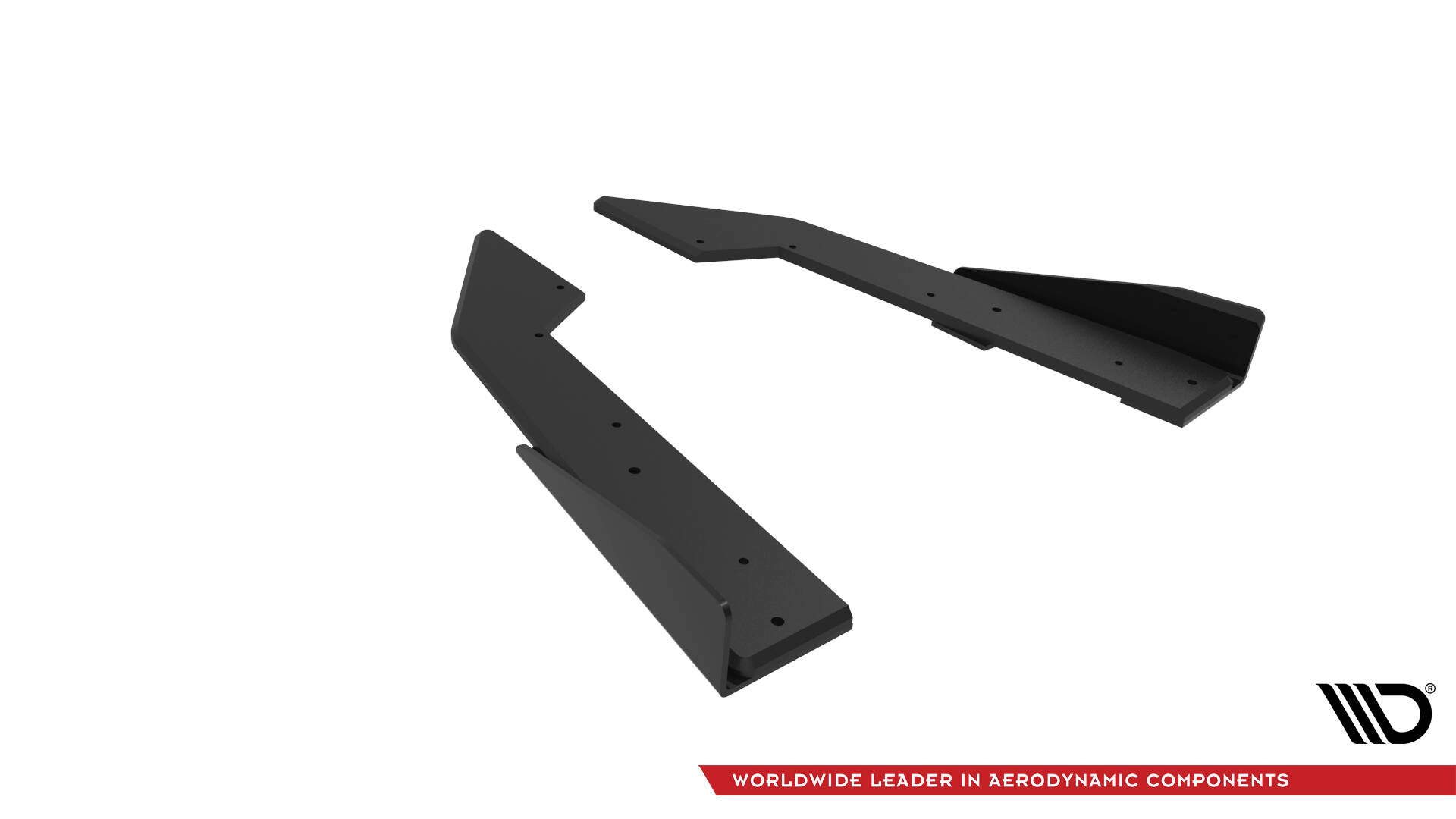 Maxton Design Street Pro Rear Side Splitters + Flaps para Ford Mustang GT Mk7 - imagen 5