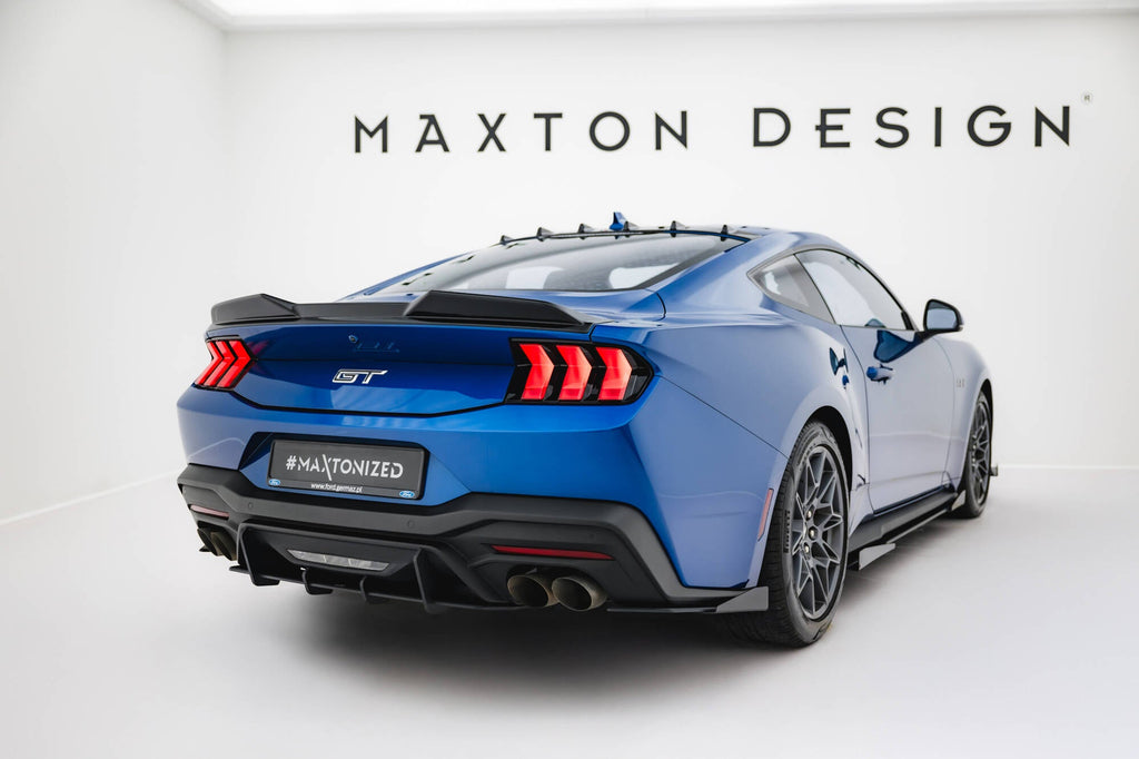 Maxton Design Street Pro Rear Side Splitters + Flaps para Ford Mustang GT Mk7 - imagen 2