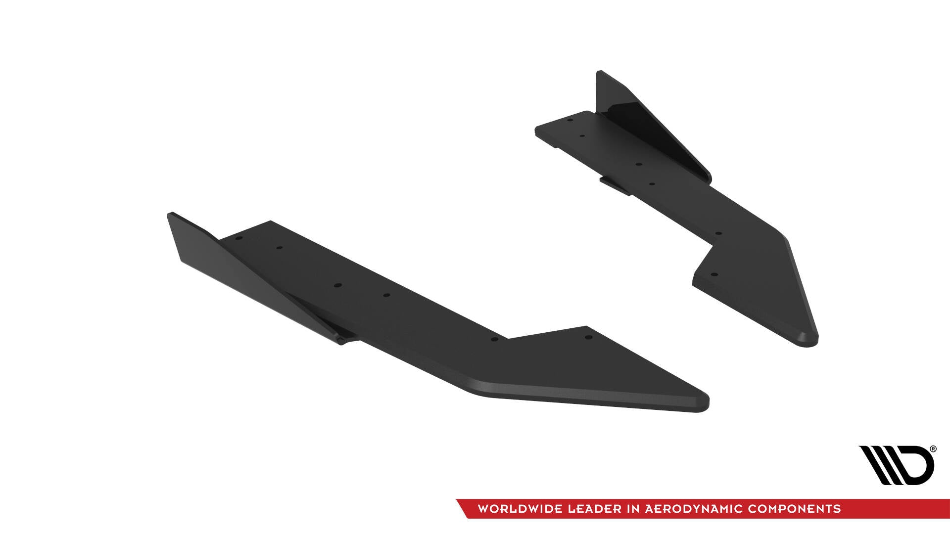 Maxton Design Street Pro Rear Side Splitters + Flaps para Ford Mustang GT Mk7 - imagen 4