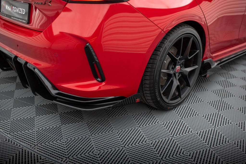 Maxton Design Street Pro Rear Side Splitters + Flaps para Honda Civic Type-R Mk 11 - imagen 4