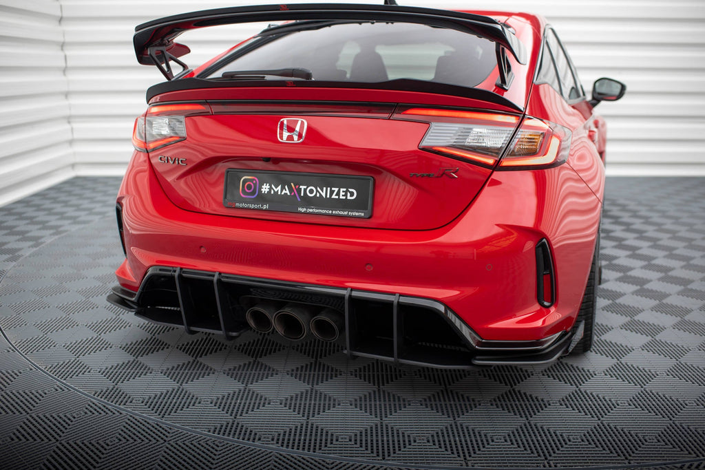 Maxton Design Street Pro Rear Side Splitters + Flaps para Honda Civic Type-R Mk 11 - imagen 5