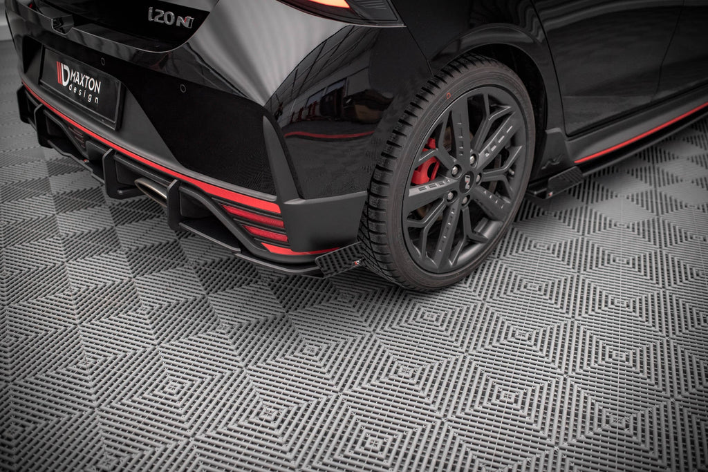Maxton Design Street Pro Rear Side Splitters + Flaps para Hyundai I20 N Mk3 - imagen 1