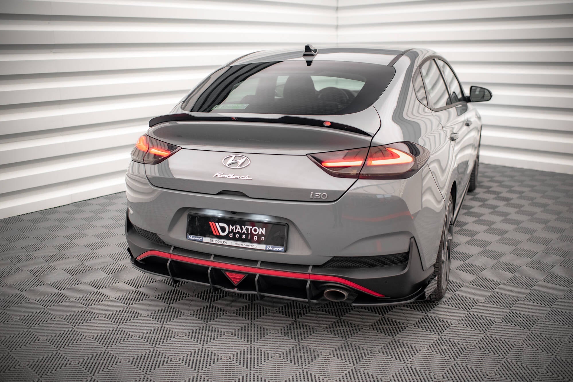 Maxton Design Street Pro Rear Side Splitters + Flaps para Hyundai I30 Fastback N-Line Mk3 Facelift - imagen 7