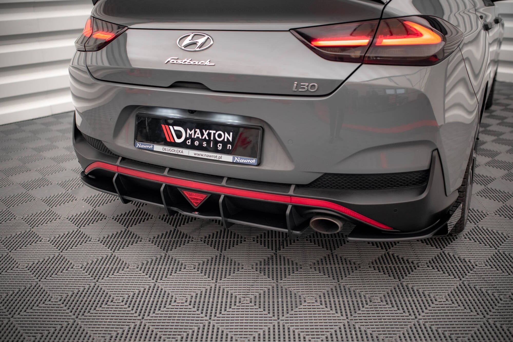 Maxton Design Street Pro Rear Side Splitters + Flaps para Hyundai I30 Fastback N-Line Mk3 Facelift - imagen 10