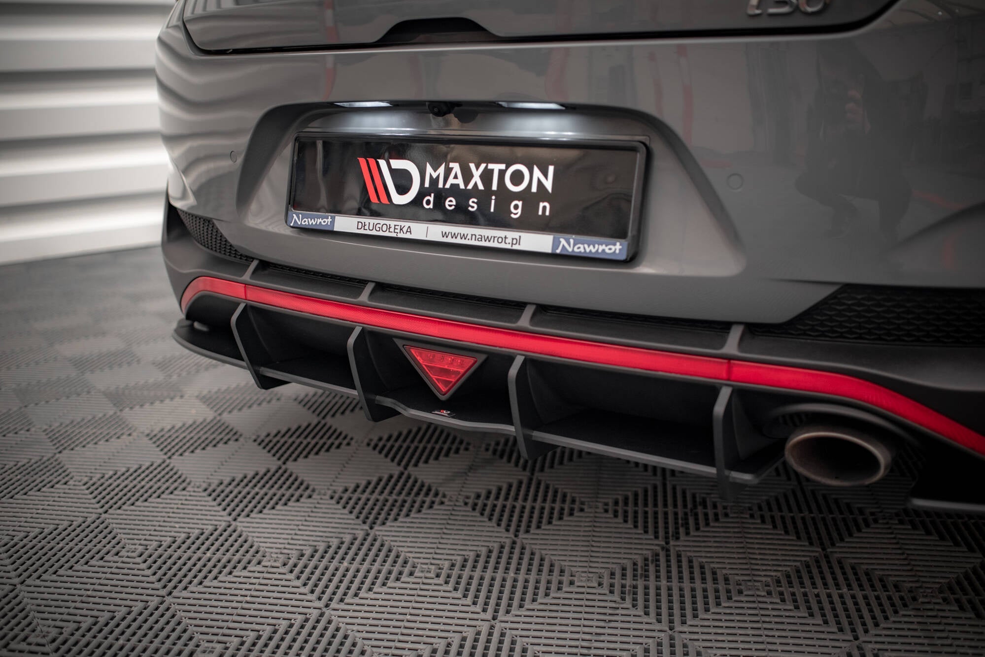 Maxton Design Street Pro Rear Side Splitters + Flaps para Hyundai I30 Fastback N-Line Mk3 Facelift - imagen 3