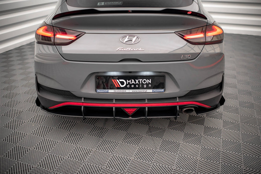 Maxton Design Street Pro Rear Side Splitters + Flaps para Hyundai I30 Fastback N-Line Mk3 Facelift - imagen 2
