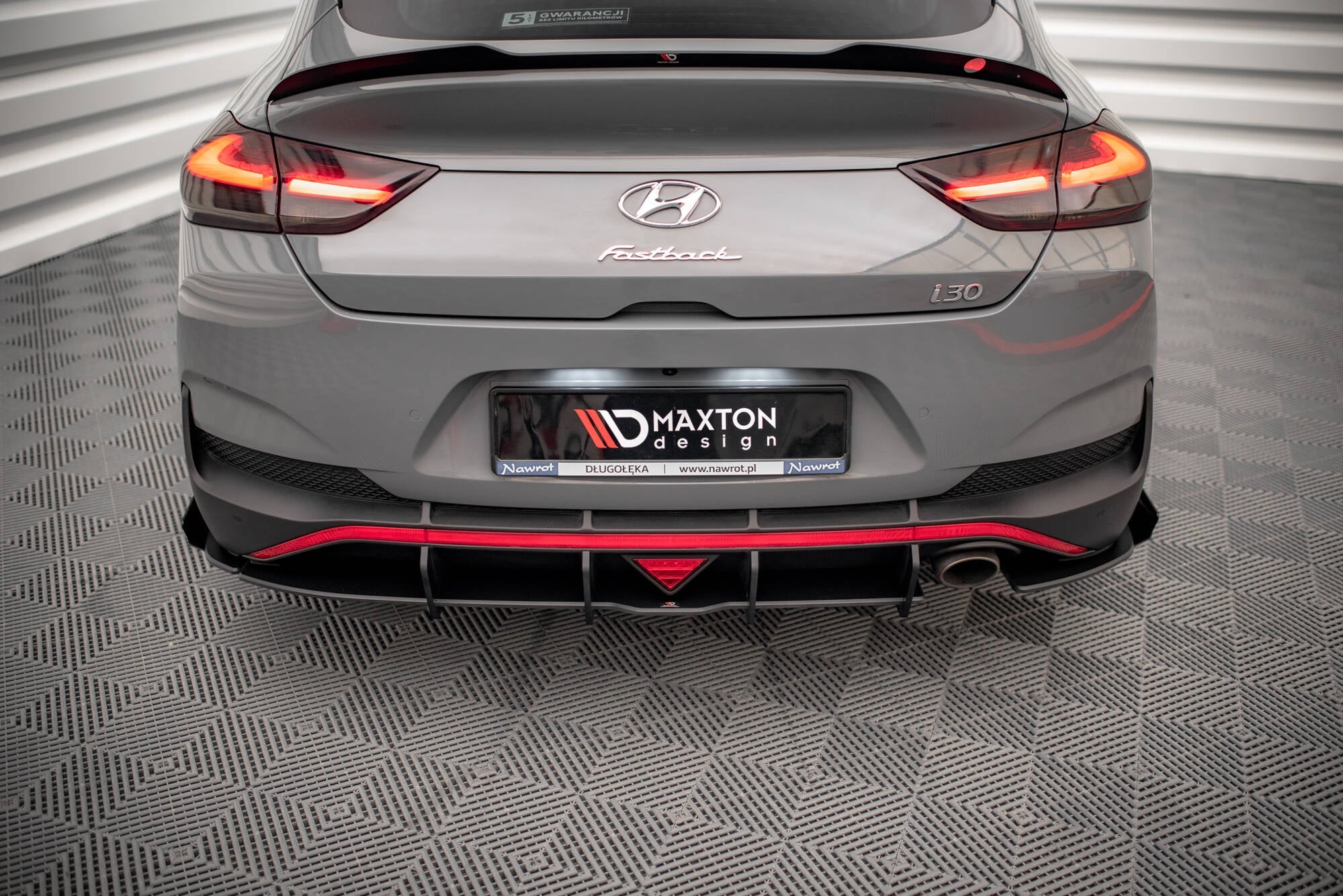 Maxton Design Street Pro Rear Side Splitters + Flaps para Hyundai I30 Fastback N-Line Mk3 Facelift - imagen 2