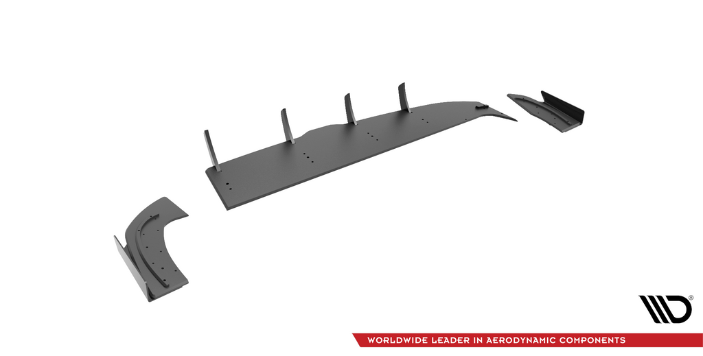 Maxton Design Street Pro Rear Side Splitters + Flaps para Hyundai I30 Fastback N-Line Mk3 Facelift - imagen 12