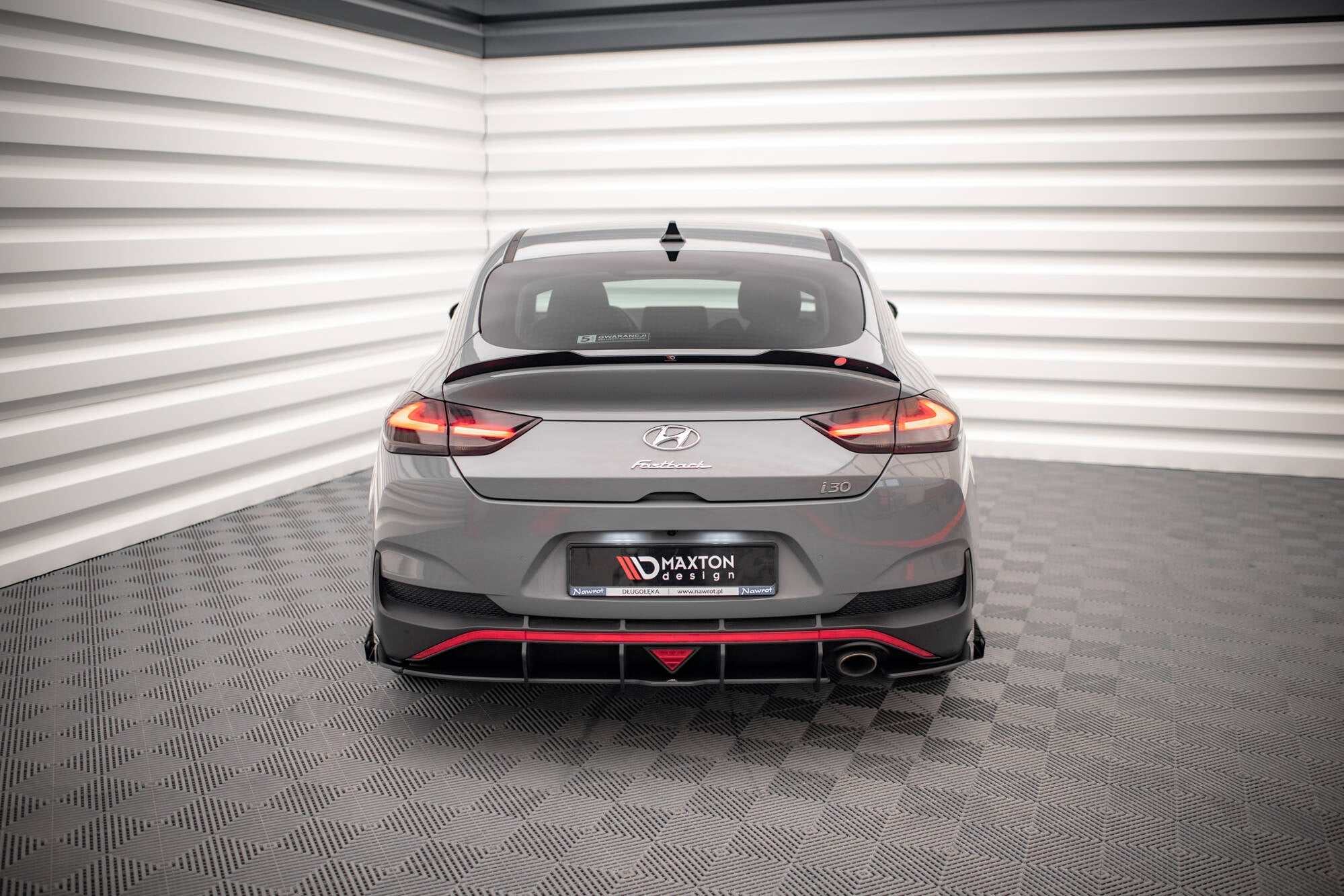 Maxton Design Street Pro Rear Side Splitters + Flaps para Hyundai I30 Fastback N-Line Mk3 Facelift - imagen 6