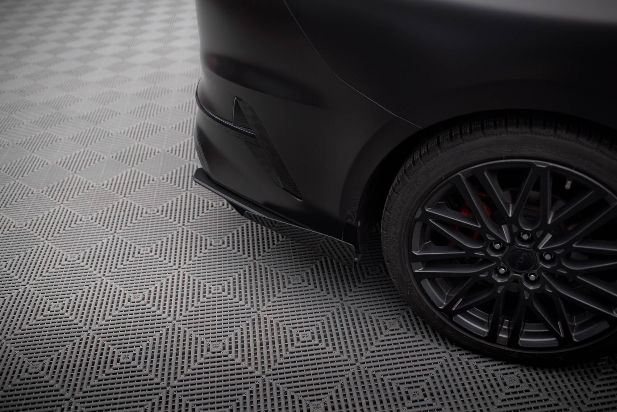 Maxton Design Street Pro Rear Side Splitters + Flaps para Kia Proceed GT Mk1 Facelift - imagen 3