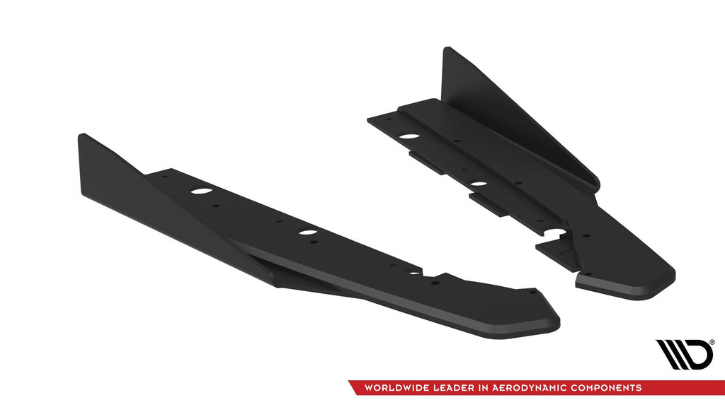 Maxton Design Street Pro Rear Side Splitters + Flaps para Kia Proceed GT Mk1 Facelift - imagen 4