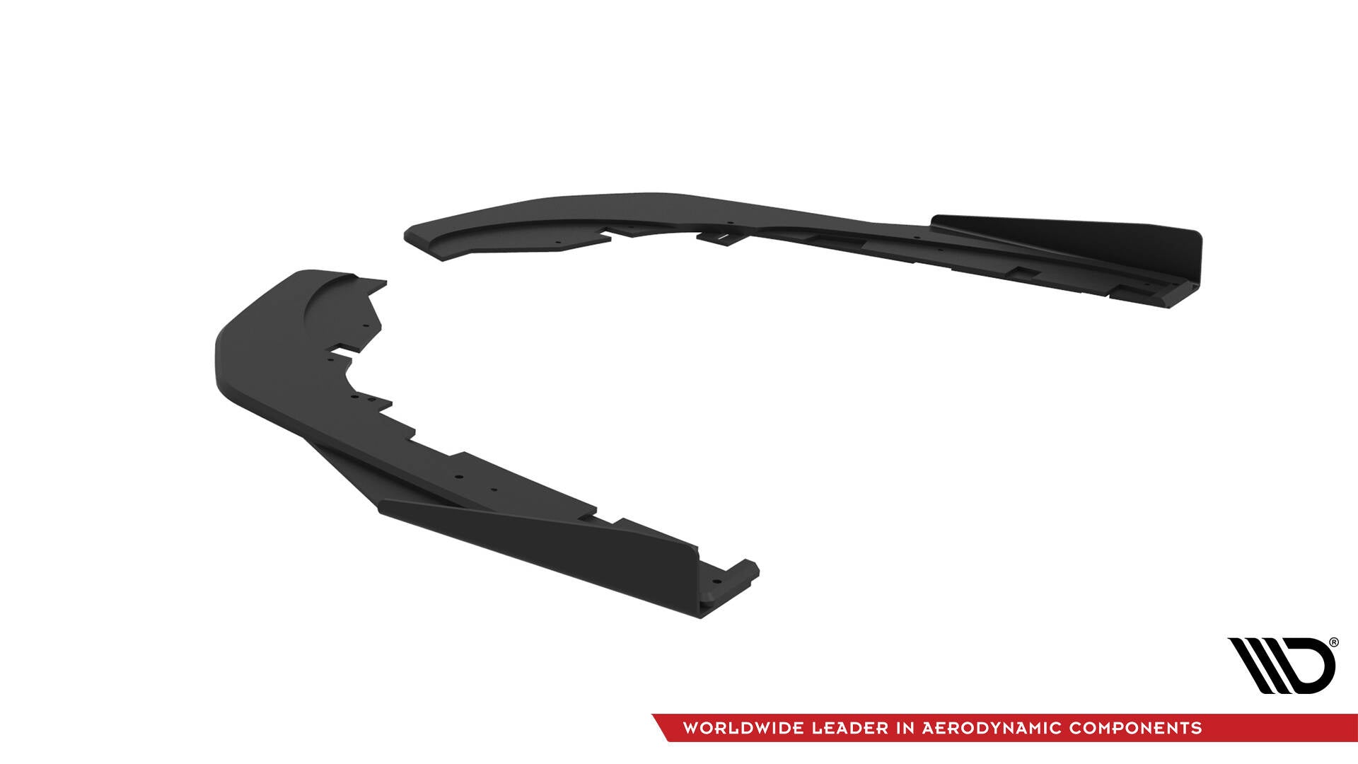 Maxton Design Street Pro Rear Side Splitters + Flaps para Kia Stinger GT / GT-Line Mk1 - imagen 5