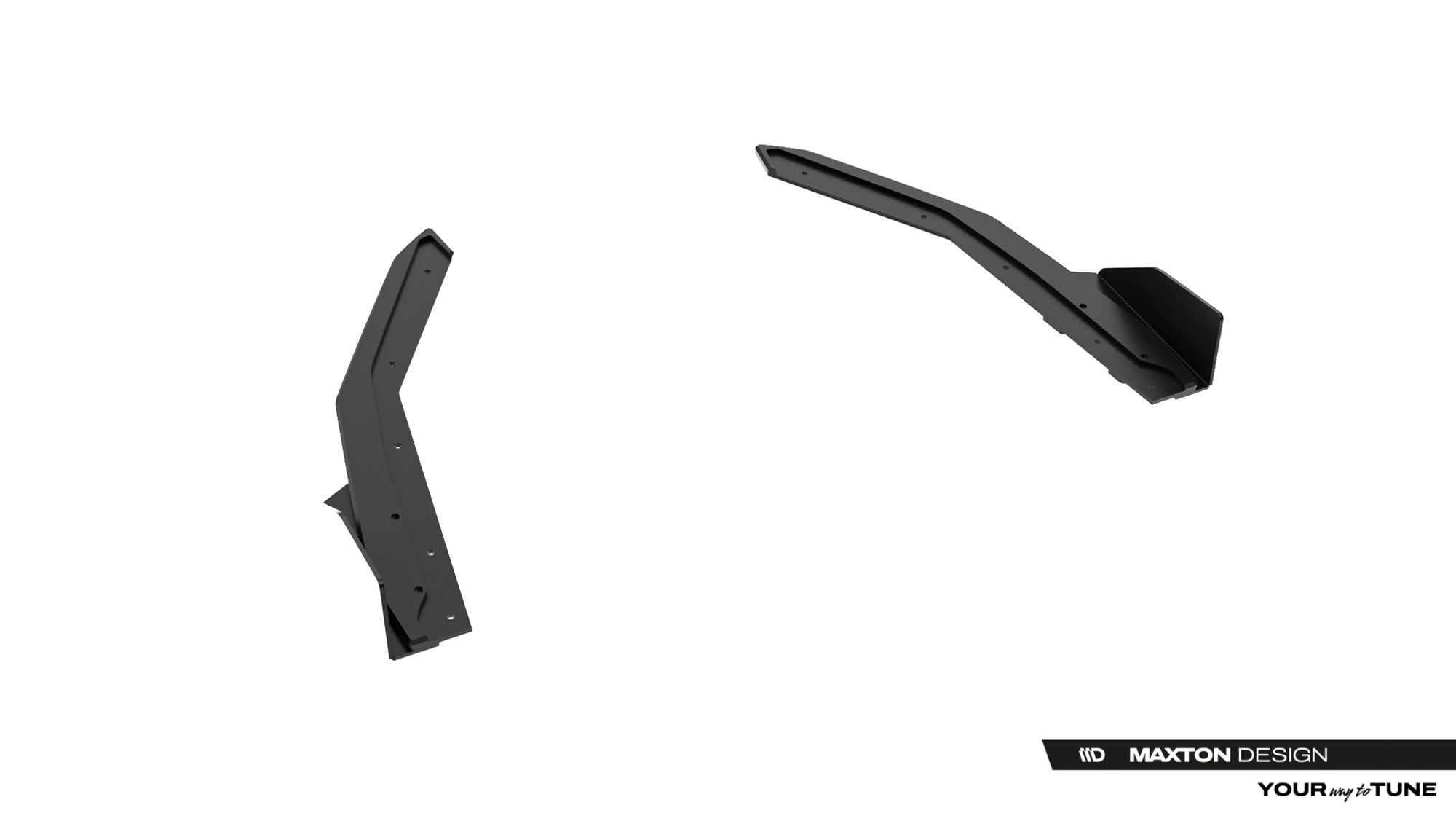 Maxton Design Street Pro Rear Side Splitters + Flaps para Lexus IS 500 Mk3 Facelift 2 (XE30) - imagen 6