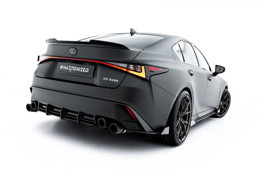 Maxton Design Street Pro Rear Side Splitters + Flaps para Lexus IS 500 Mk3 Facelift 2 (XE30) - imagen 2