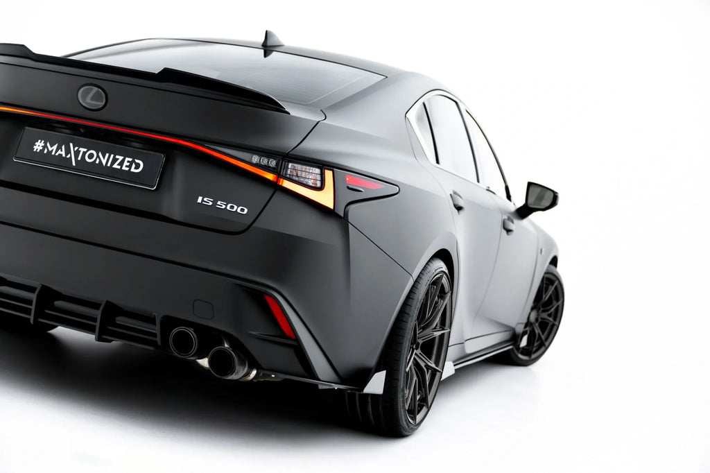 Maxton Design Street Pro Rear Side Splitters + Flaps para Lexus IS 500 Mk3 Facelift 2 (XE30) - imagen 1