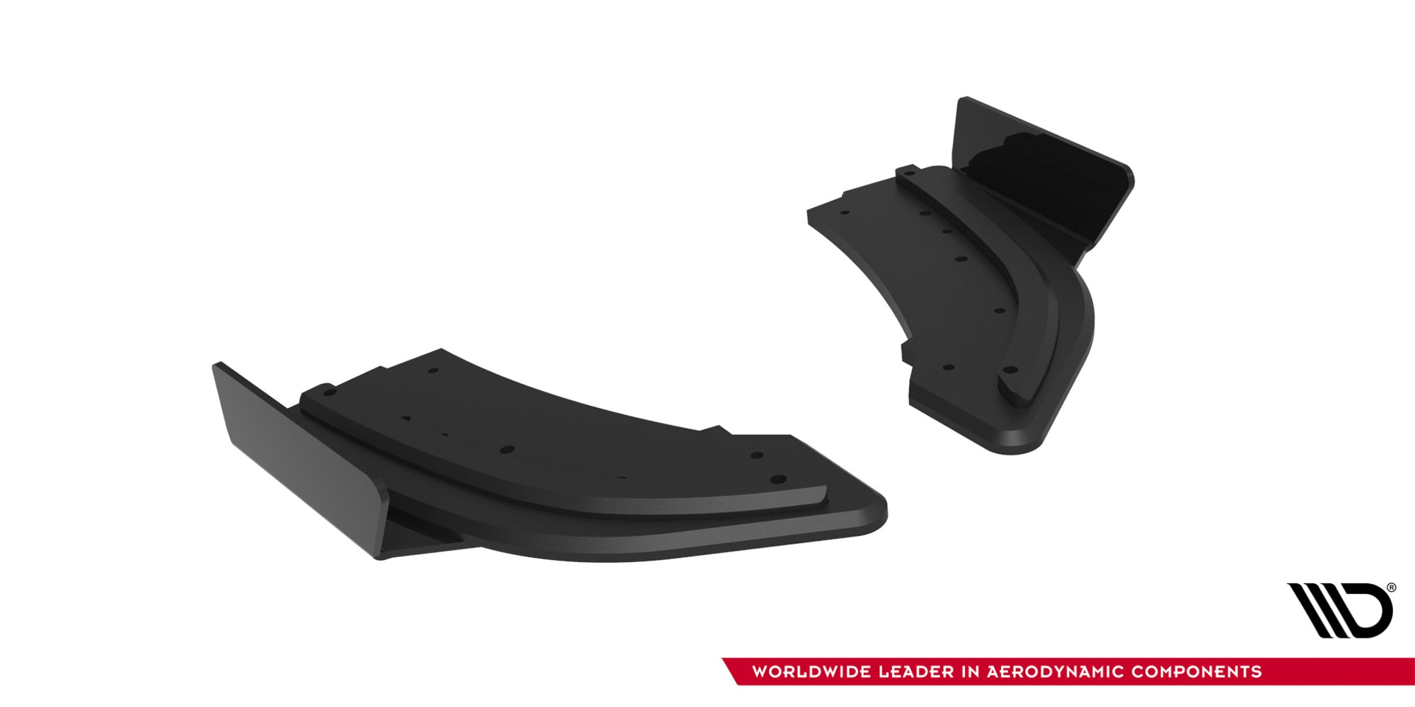 Maxton Design Street Pro Rear Side Splitters + Flaps para Mazda 3 MPS Mk1 EU Version - imagen 5