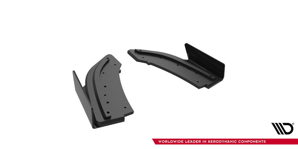 Maxton Design Street Pro Rear Side Splitters + Flaps para Mazda 3 MPS Mk1 EU Version - imagen 4