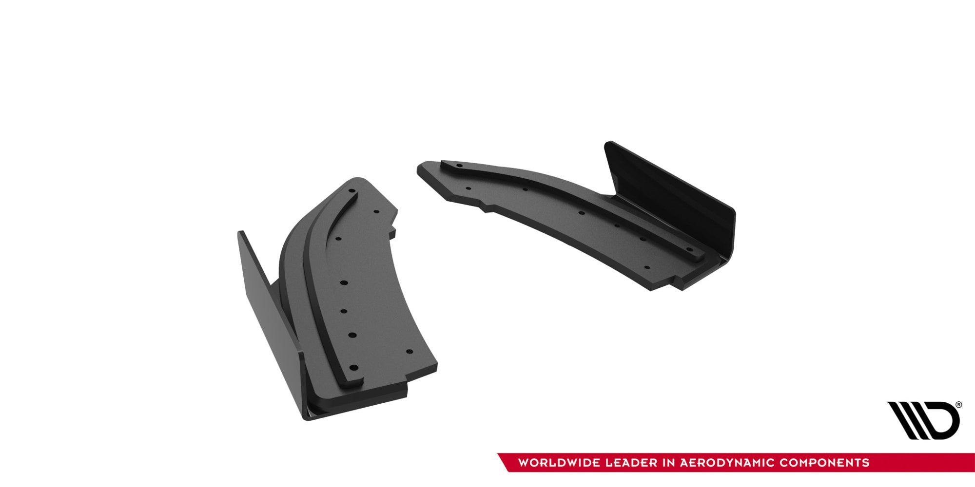 Maxton Design Street Pro Rear Side Splitters + Flaps para Mazda 3 MPS Mk1 EU Version - imagen 4
