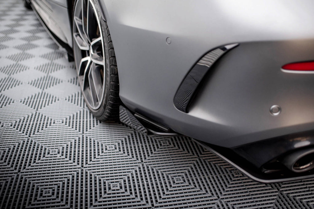 Maxton Design Street Pro Rear Side Splitters + Flaps para Mercedes-AMG C43 Coupe / Cabrio C205 Facelift / A205 Facelift - imagen 3