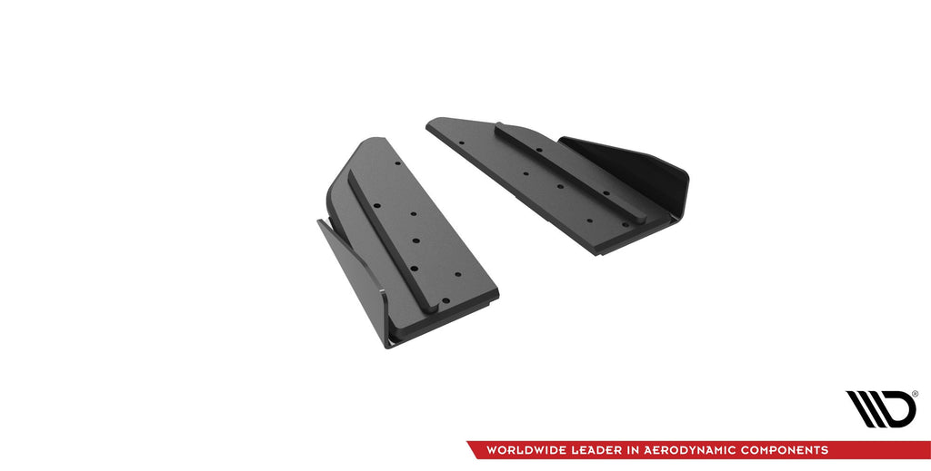 Maxton Design Street Pro Rear Side Splitters + Flaps para Mercedes-AMG C43 Coupe / Cabrio C205 Facelift / A205 Facelift - imagen 5
