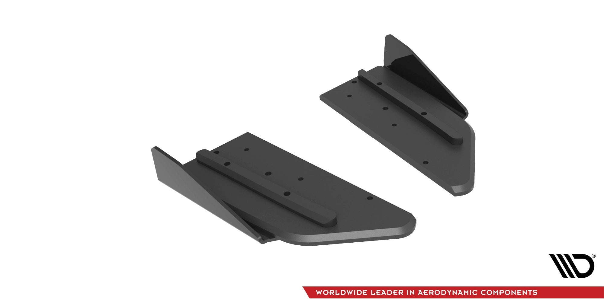 Maxton Design Street Pro Rear Side Splitters + Flaps para Mercedes-AMG C43 Coupe / Cabrio C205 Facelift / A205 Facelift - imagen 4