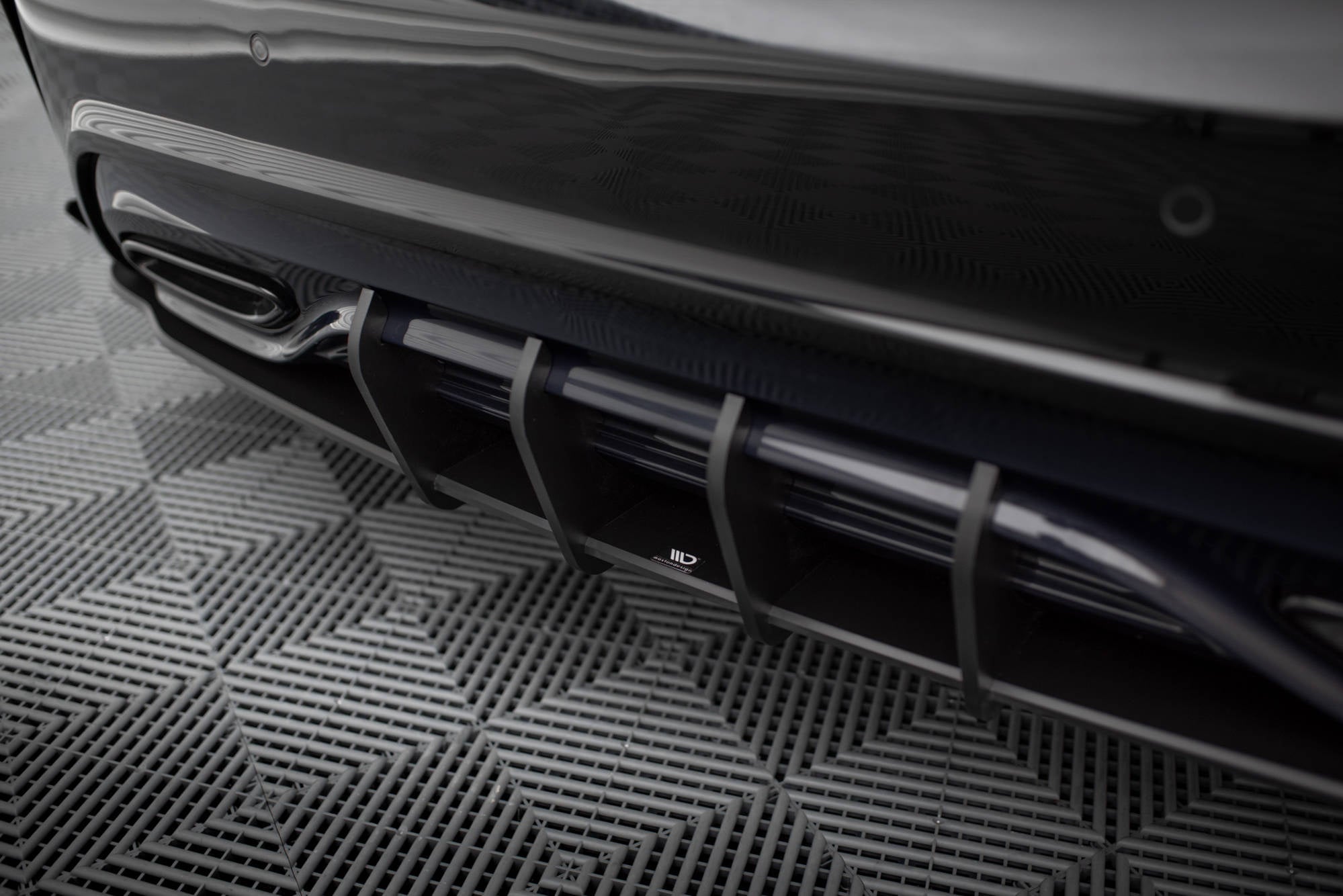 Maxton Design Street Pro Rear Side Splitters + Flaps para Mercedes-Benz A AMG-Line W176 Facelift - imagen 2