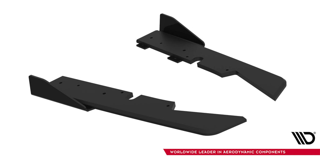 Maxton Design Street Pro Rear Side Splitters + Flaps para Subaru Impreza WRX STI Mk3 Facelift - imagen 4