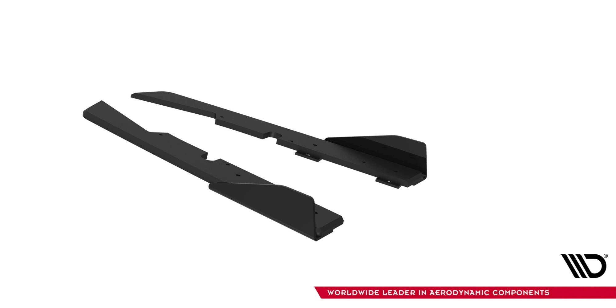 Maxton Design Street Pro Rear Side Splitters + Flaps para Subaru Impreza WRX STI Mk3 Facelift - imagen 5
