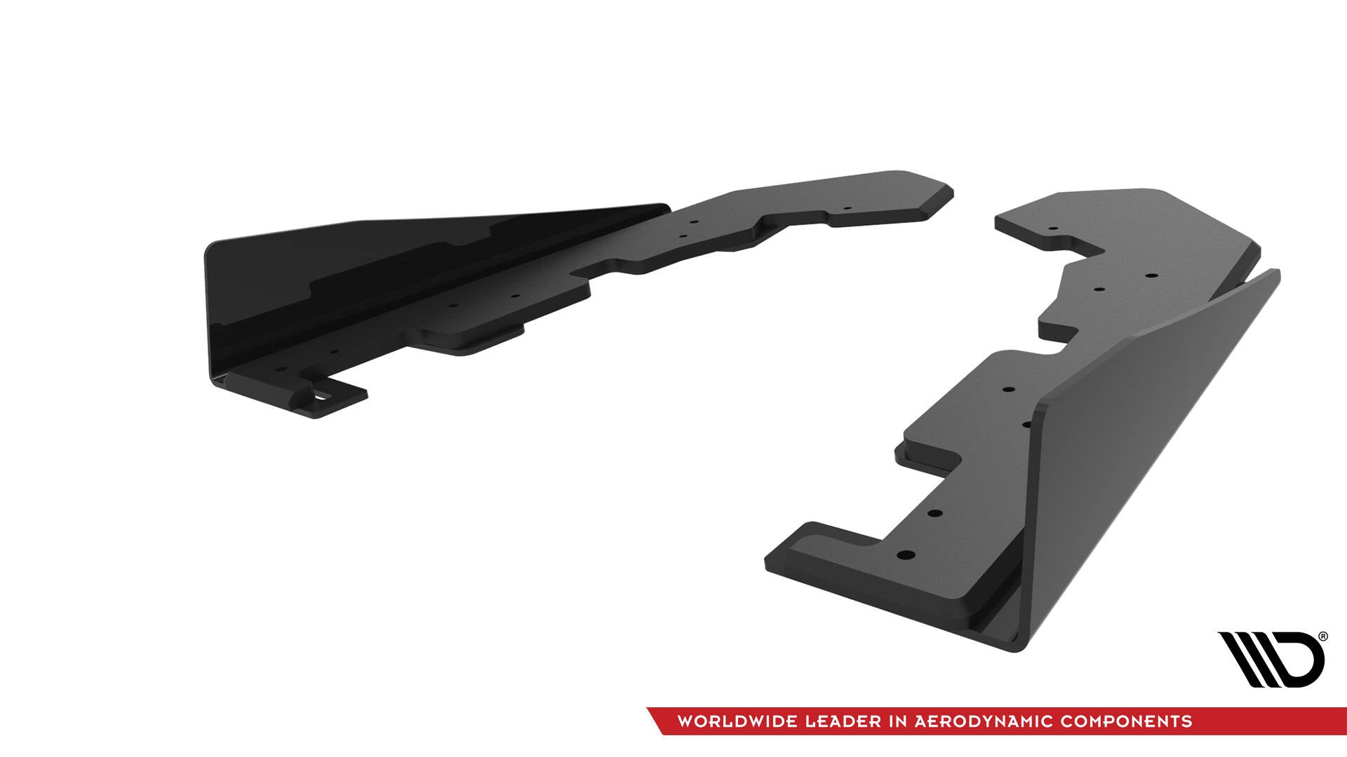 Maxton Design Street Pro Rear Side Splitters + Flaps para Subaru WRX STI Mk1 - imagen 4
