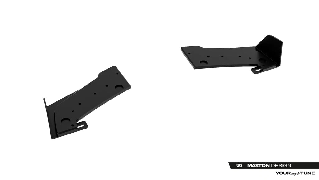 Maxton Design Street Pro Rear Side Splitters + Flaps para Toyota GR Yaris Mk4 Facelift - imagen 5