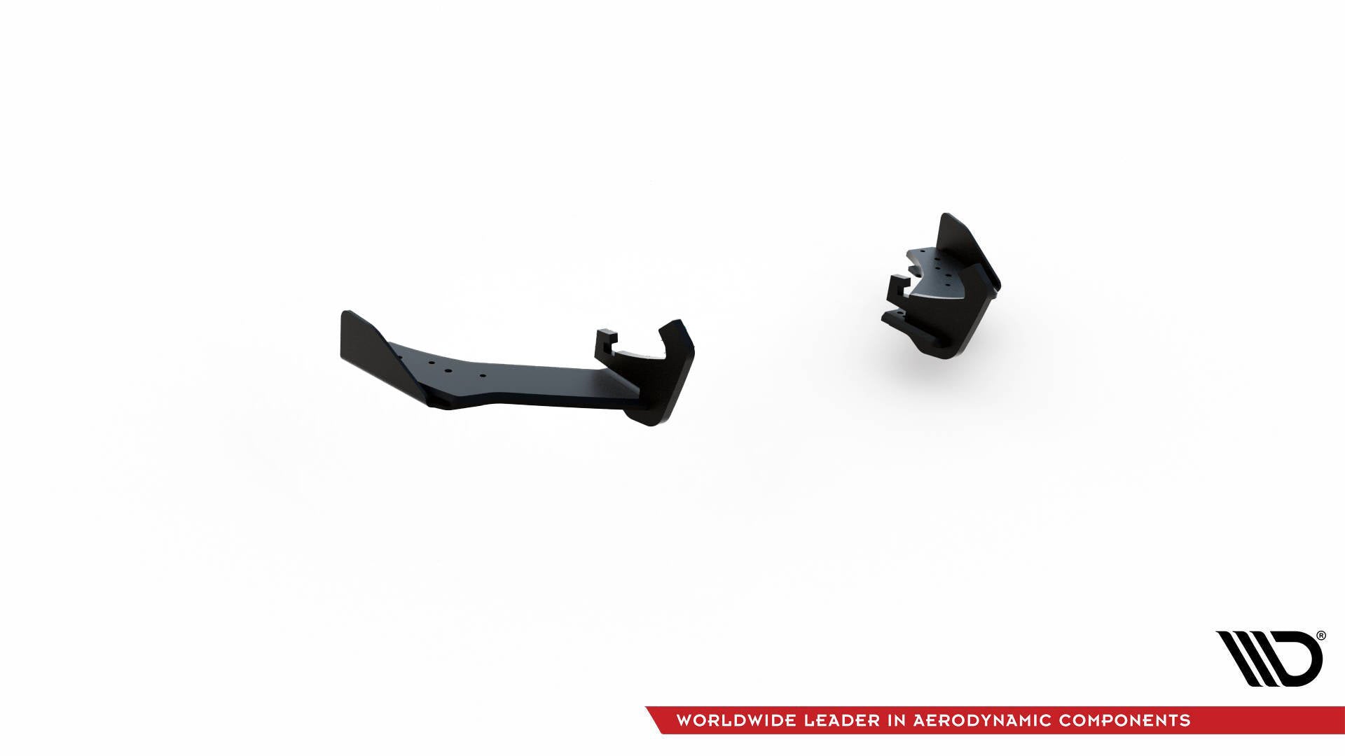 Maxton Design Street Pro Rear Side Splitters + Flaps para Volkswagen Golf Mk7 R Facelift - imagen 4