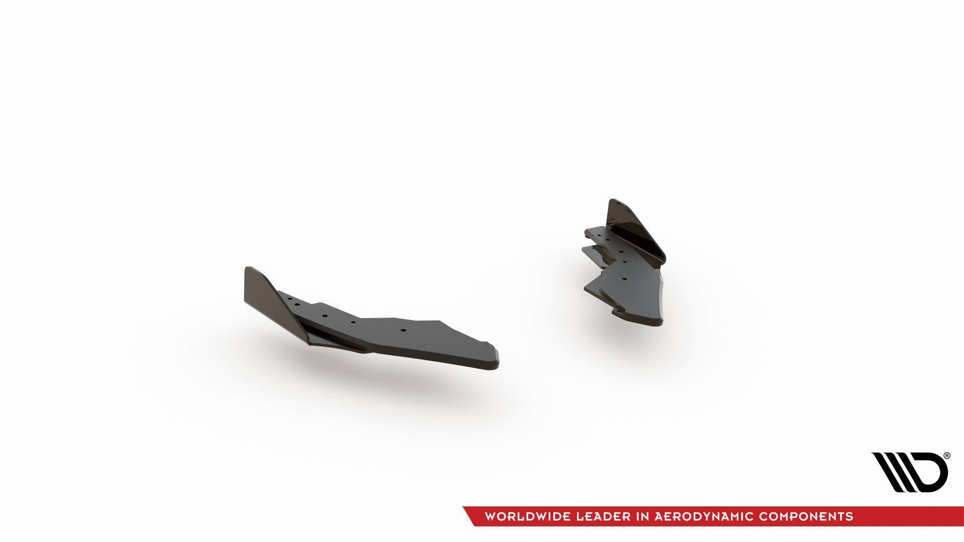 Maxton Design Street Pro Rear Side Splitters + Flaps para Volkswagen Golf GTI / GTE / R-Line Mk8 - imagen 8