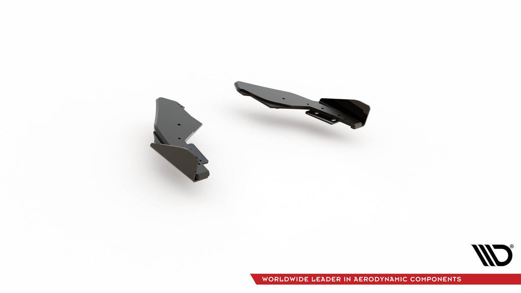 Maxton Design Street Pro Rear Side Splitters + Flaps para Volkswagen Golf GTI / GTE / R-Line Mk8 - imagen 9