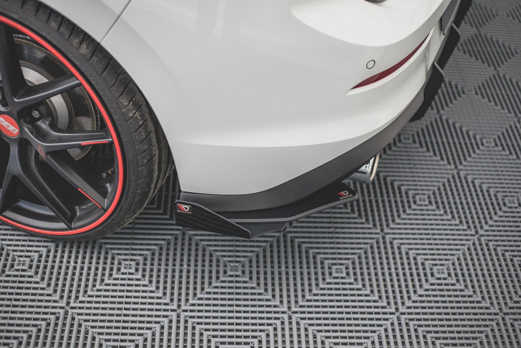 Maxton Design Street Pro Rear Side Splitters + Flaps para Volkswagen Golf GTI / GTE / R-Line Mk8 - imagen 4