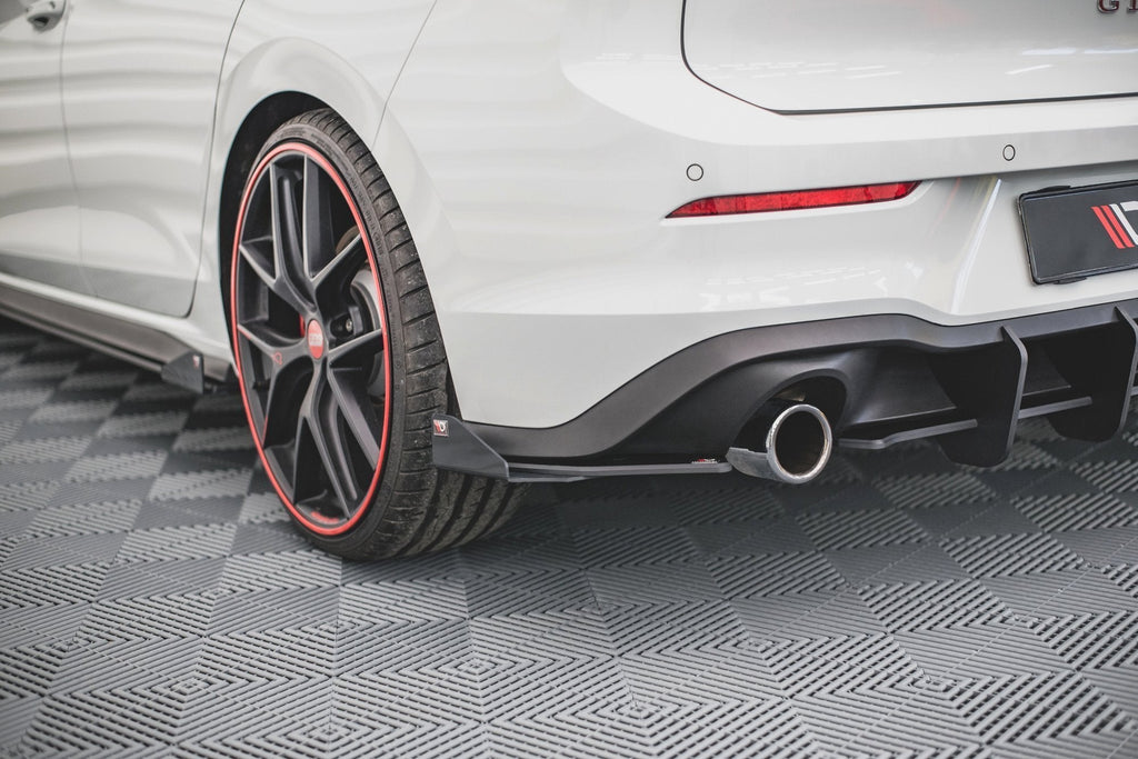 Maxton Design Street Pro Rear Side Splitters + Flaps para Volkswagen Golf GTI / GTE / R-Line Mk8 - imagen 5