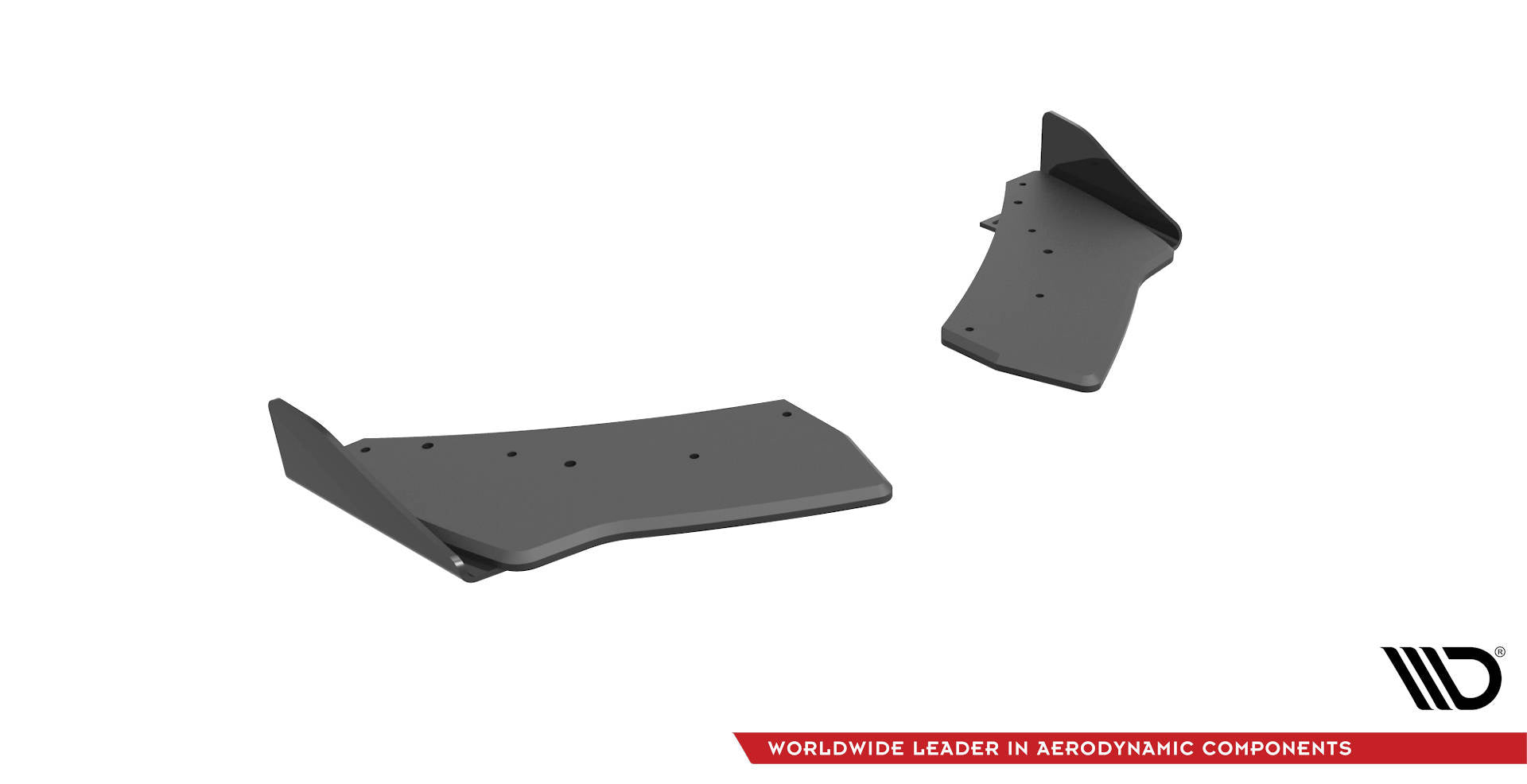 Maxton Design Street Pro Rear Side Splitters + Flaps para Volkswagen Golf R Mk7 - imagen 3