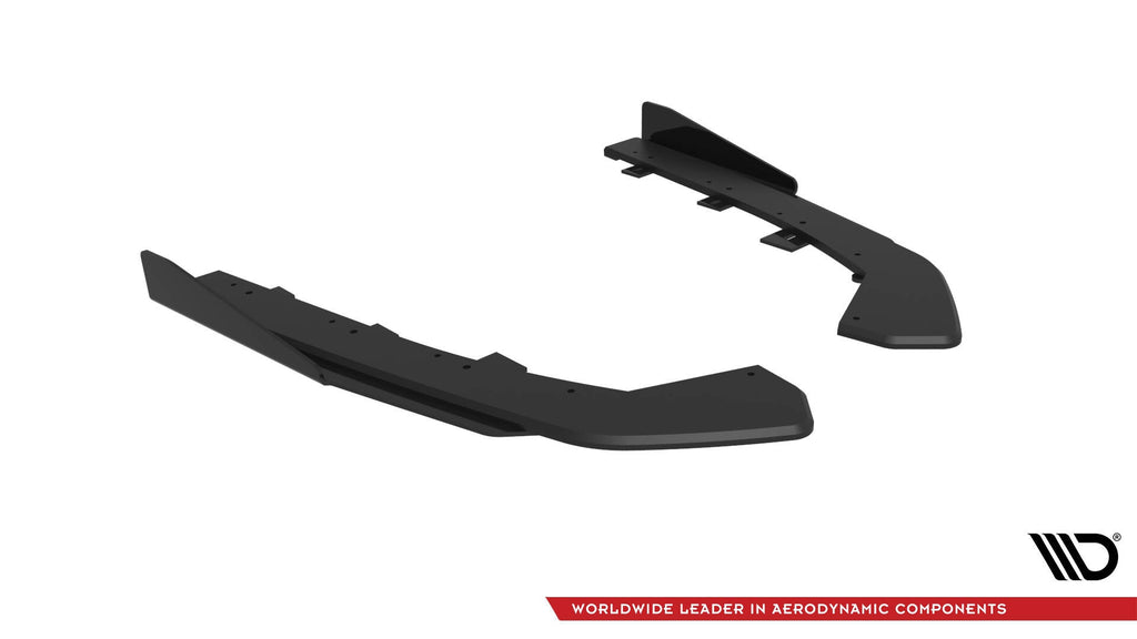 Maxton Design Street Pro Rear Side Splitters + Flaps para Volkswagen Jetta GLI Mk7 - imagen 4