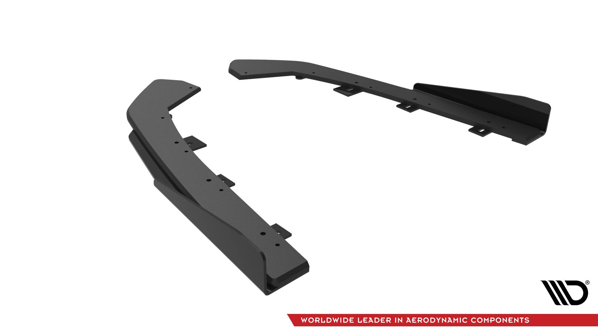 Maxton Design Street Pro Rear Side Splitters + Flaps para Volkswagen Jetta GLI Mk7 - imagen 5