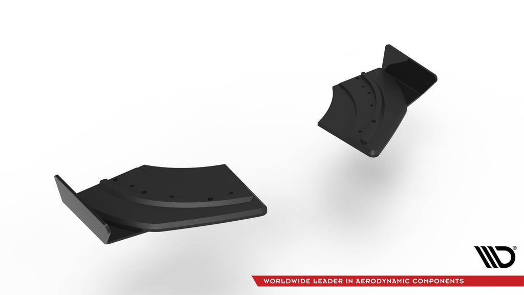 Maxton Design Street Pro Rear Side Splitters + Flaps para Volkswagen Scirocco R Mk3 - imagen 3