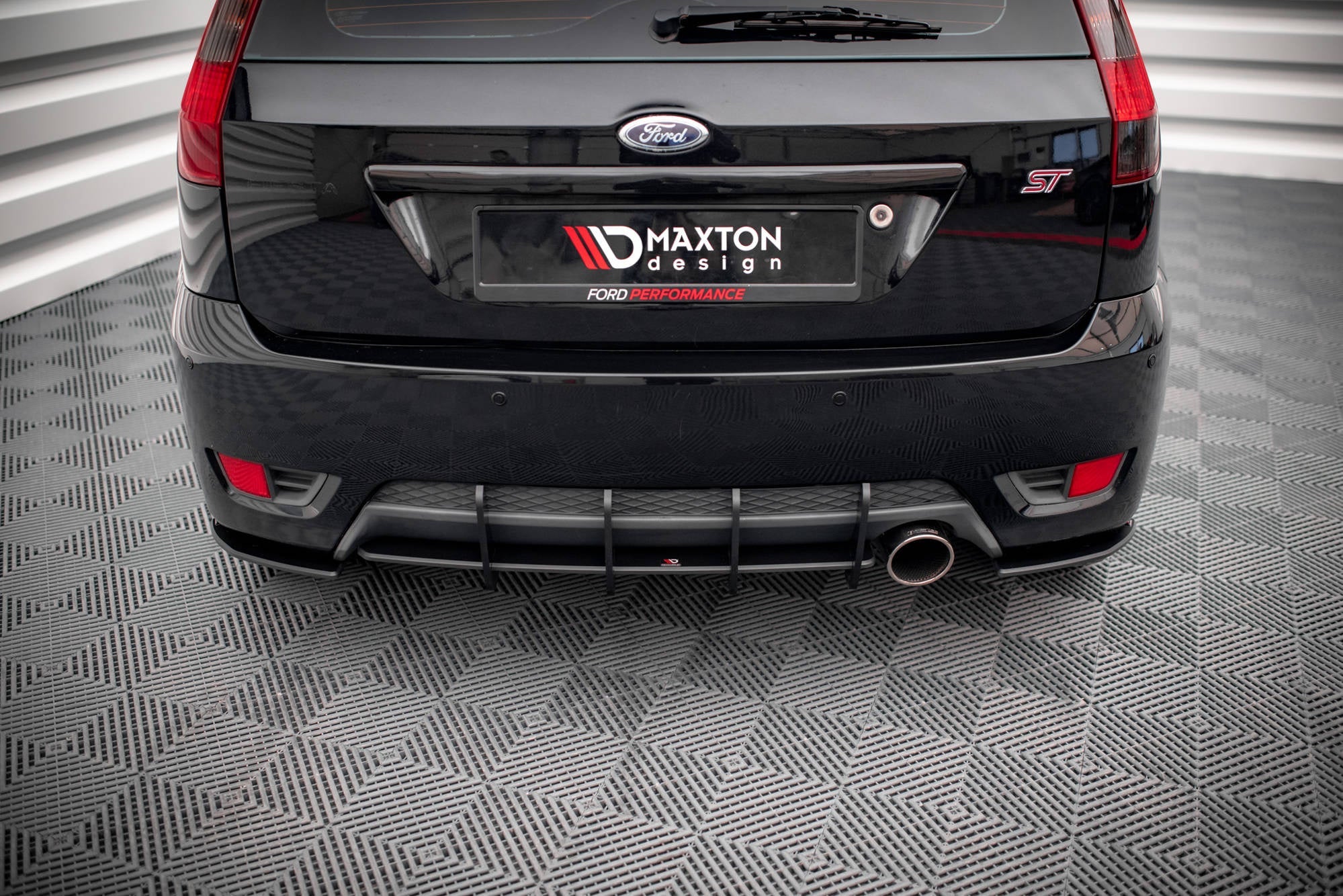 Maxton Design Street Pro Rear Side Splitters para Ford Fiesta ST Mk6 - imagen 2