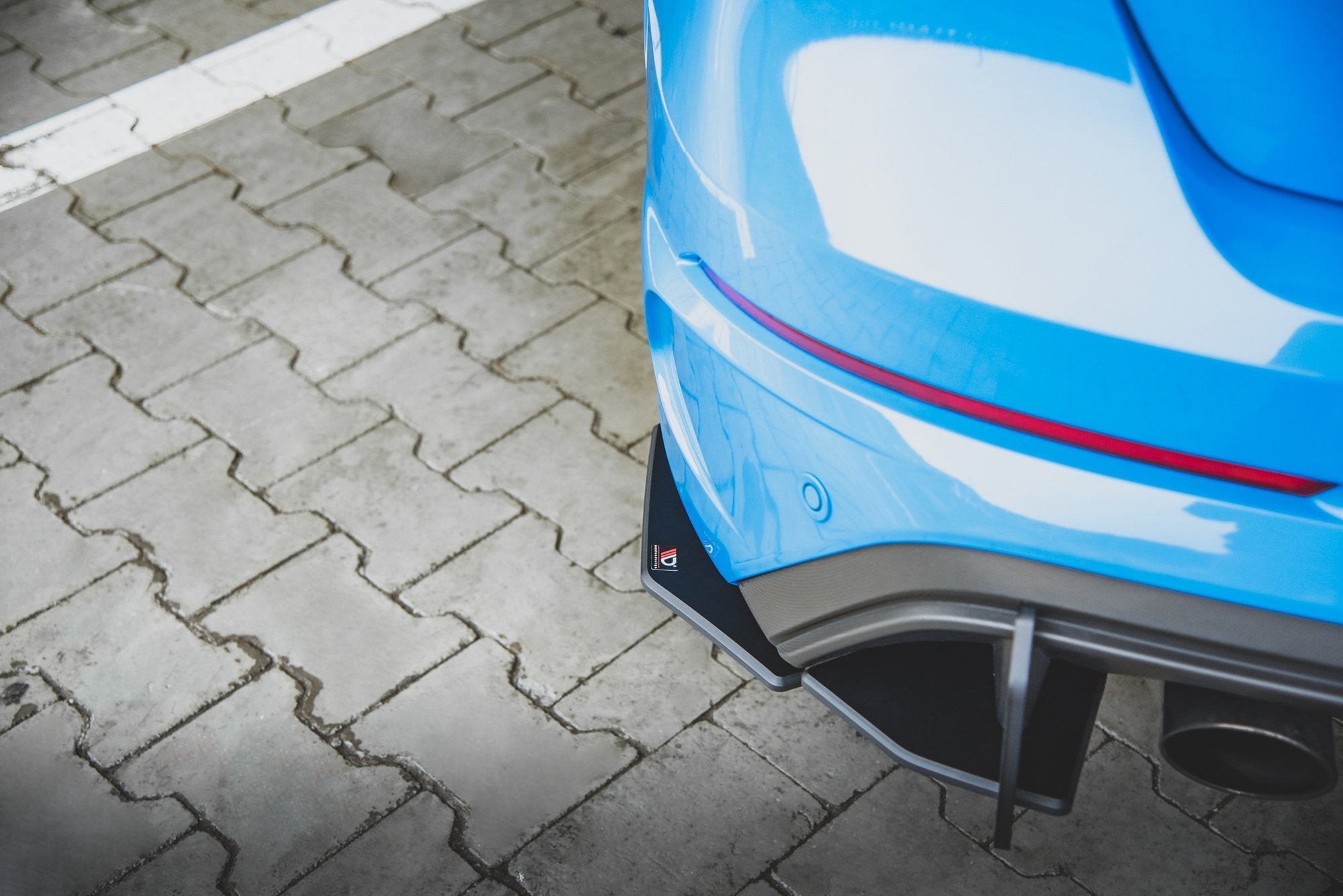 Maxton Design Street Pro Rear Side Splitters para Ford Focus RS Mk3 - imagen 1